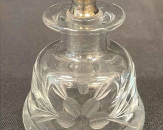 Perfume Bottle With Guilloche Stopper