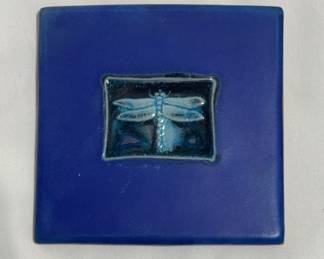 Micheal Cohen Fine Art Ceramic Butterfly Hot Plate