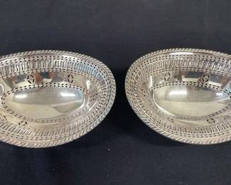 Ellis Parker SilverPlated Nut Dishes