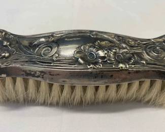 Antique Sterling Silver Clothes Brush