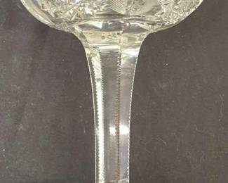Cut Glass Compote