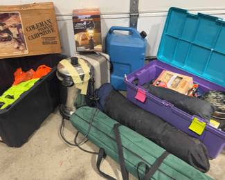 Mystery Lot Of Camping And Rafting Items