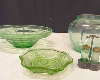 Green Depression Glass Uranium