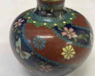 Japanese Cloisonne Small Vase