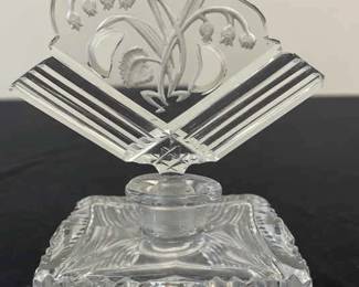 Czech Glass Perfume Bottle