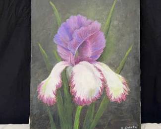 Flower Oil Painting On Canvas