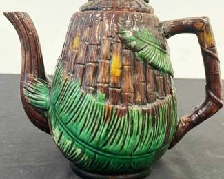 Majolica Teapot