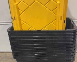 Black Heavy Duty Bins 27 Gallon
