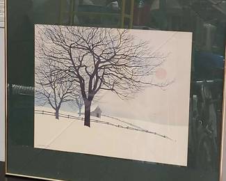 Winter Scenery Framed Print