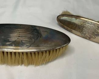 Beautiful Antique Sterling Brushes