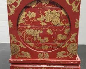 Chinese Lacquer Stacking Box