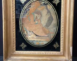 Georgian Silk Stumpwork Picture