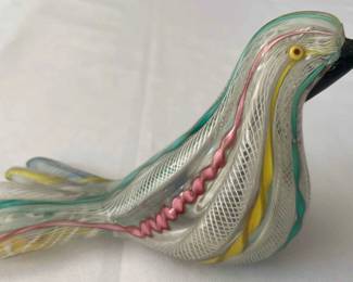 Murano Glass Bird Figurine
