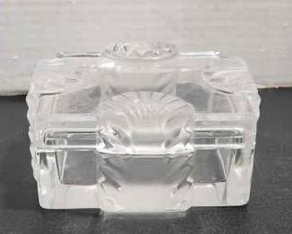 Lalique Boite Corfu Square Dish