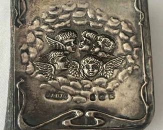 Antique Art Nouveau Silver Mounted Prayer Book