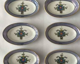 Noritake Lusterware Butter Pats Open Salts