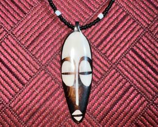 African Mask Style Necklace
