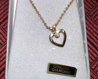 Genuine Diamond (not lab created) Necklace