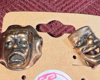 Theatre Mask Earrings