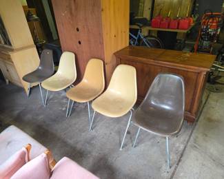 Herman Miller shell chairs