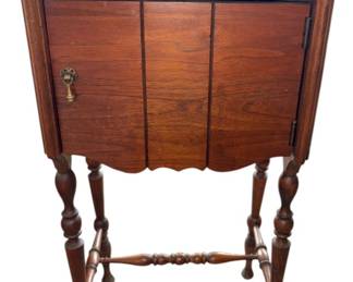 Antique Wooden CabinetSmoking Stand