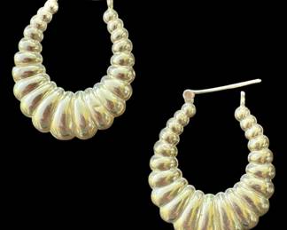 Shrimp Hoop Earrings