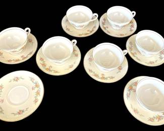 Homer Laughlin Eggshell Nautilus Teacups