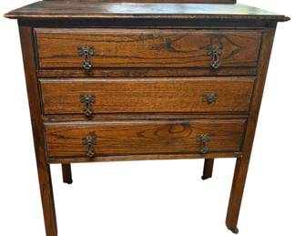 Antique Oak Drawer Chest