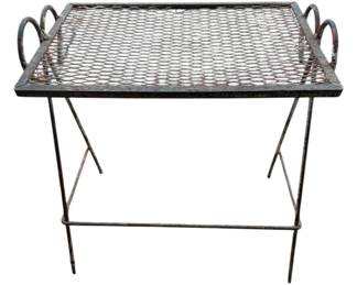 Vintage Wrought Iron Accent Table