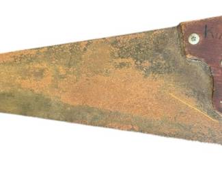 Antique Disston Hand Saw