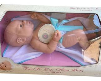 NEW TrueToLife Newborn Vinyl Doll