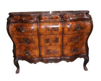 Beautiful Italian Olive Wood Commode