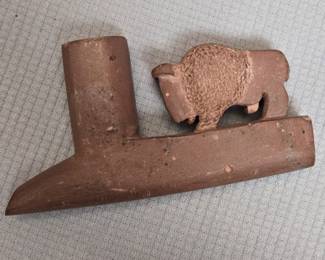 Buffalo Effigy pipe