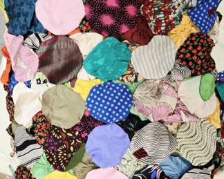 Silk Yo Yo Quilt