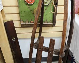 New England made bentwood sled