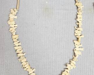 Hand carved Polar bear necklace