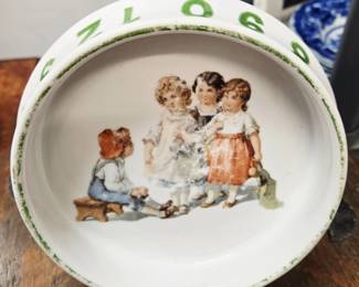 Antique children's bowl