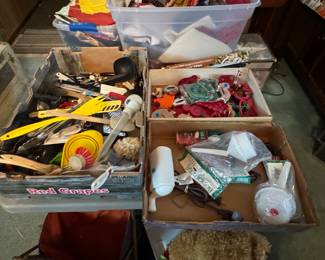 Kitchen Utensils and Vintage Cookie Cutters