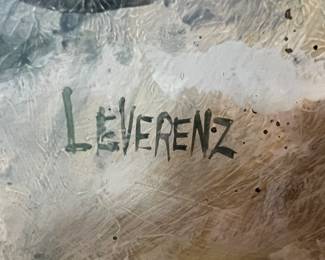61. Signed Contemporary Art by Leverenz (42" x 52") 31