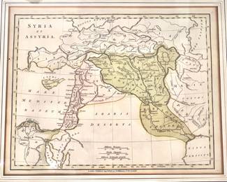 46. Syria et Assyria London Published 1815 by R. Wilkinson (map 12" x 9.5")