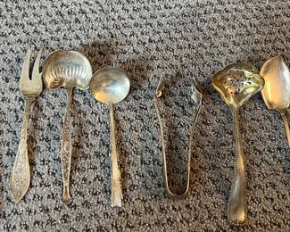 125. Misc. Individual Sterling Serving Pieces