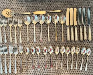 119. 36pc Sterling Flatware Set