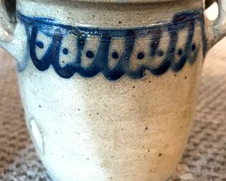 142. Collection of 19th Century Blue and White Stoneware