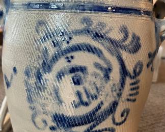 142. Collection of 19th Century Blue and White Stoneware
