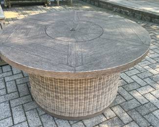 Polywood Outdoor Gas Firepit Table