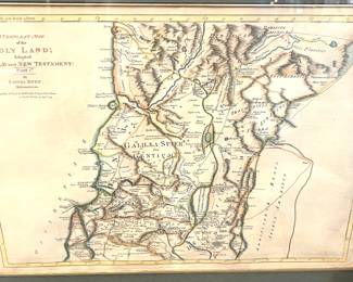 32. Holy Land; to The Old and New Testament: Part I by Samuel Dunn London Printed by Rob Sayer Jan 30, 1774 (map 20" x 14")