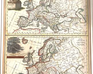44. Europe sous Charles-Quint Published by Chamouin (9" x 12")