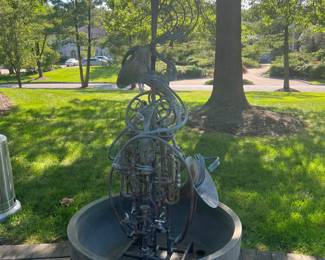 Douglas Walker Brass Sculpture of musical instruments