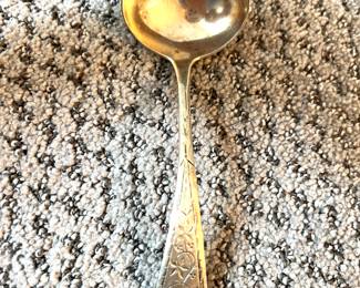 126. ED. SPENCER. Sterling Ladle