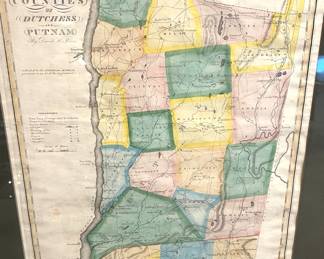 36. Map of the Counties of Dutchess and Putnam Published by the Surveyor General Pursuant to an Art of the Legislature 1829 (map 15" x 20")